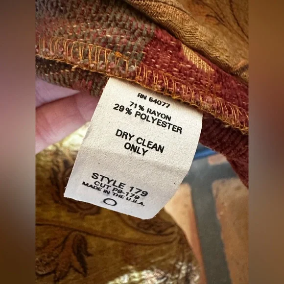 CAbi Fall Floral Coat vintage size 6 - Picture 3 of 13